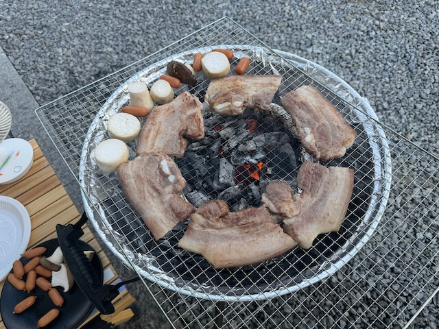 삼겹살 비비큐 구이